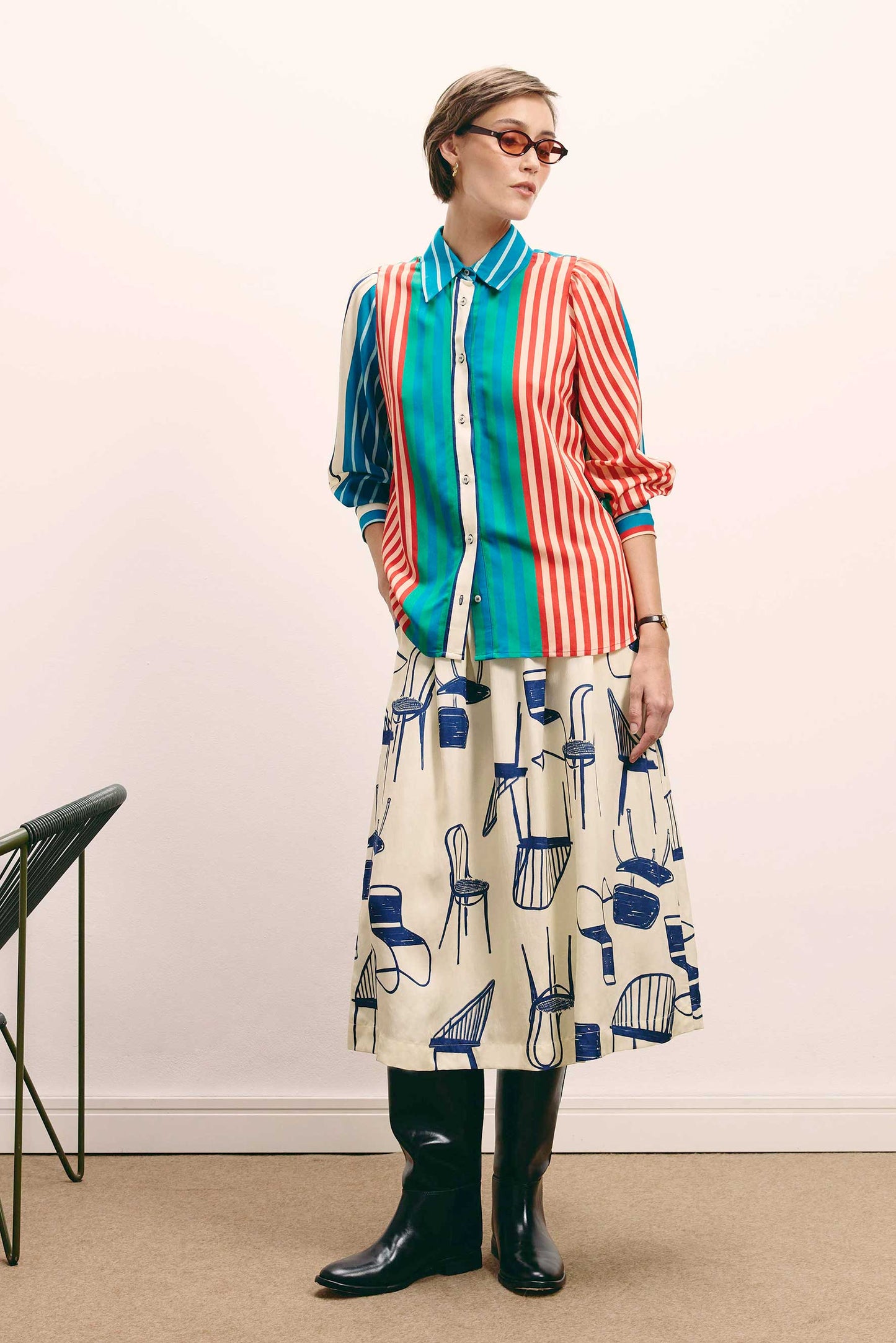Camisa Studio Memórias Listra