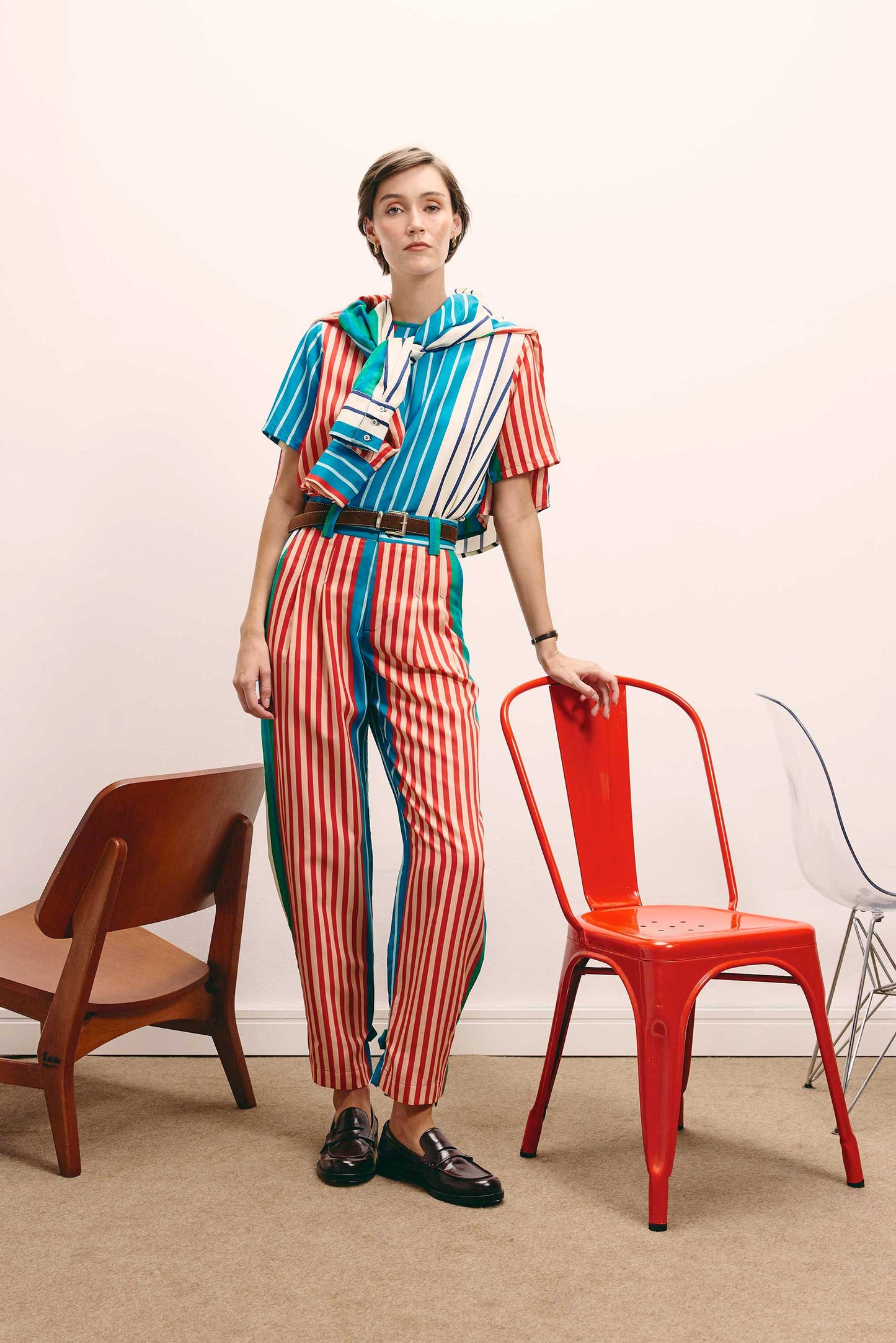 Blusa Nápoles Memórias Listras