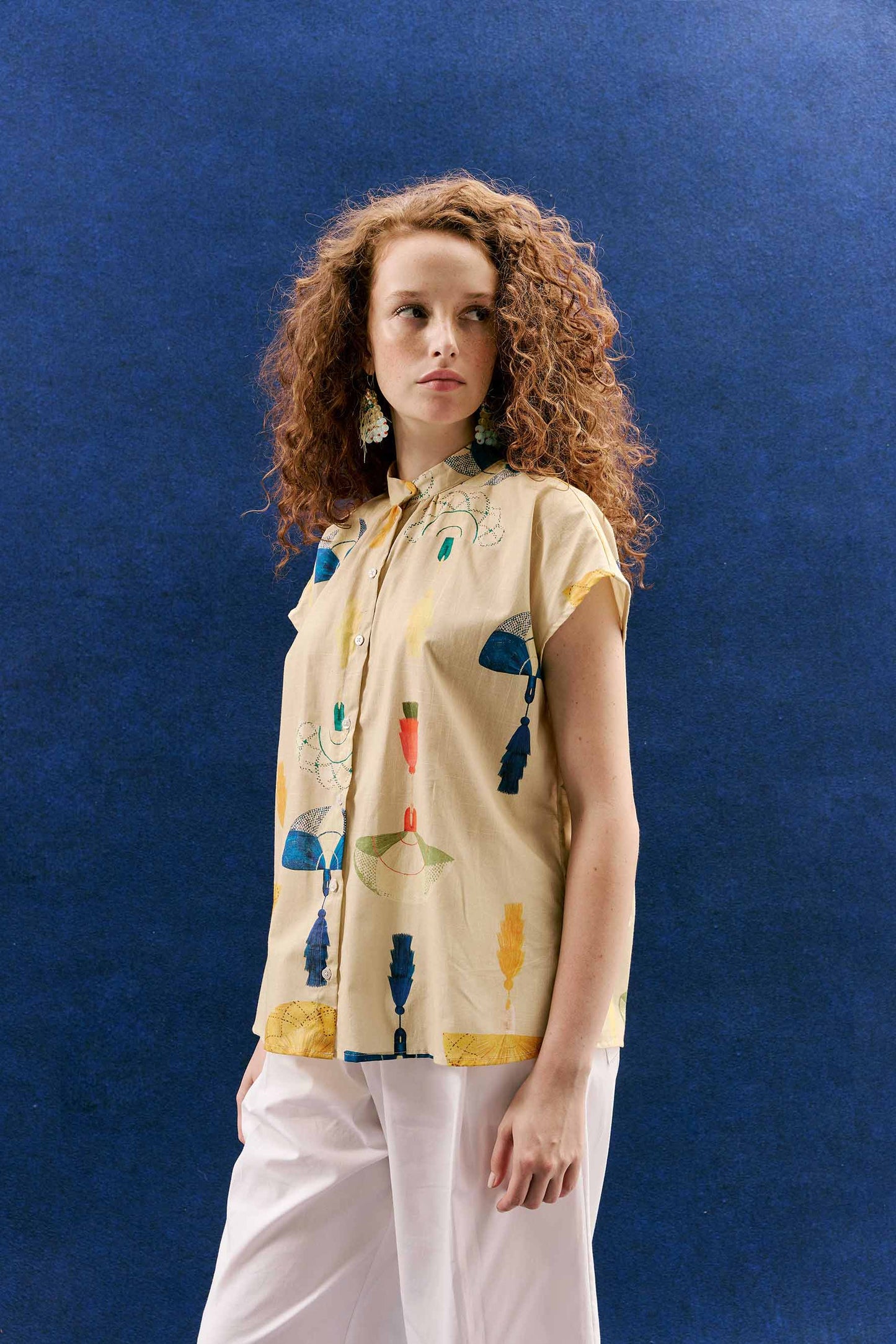 Camisa Gênova Leques Atalá