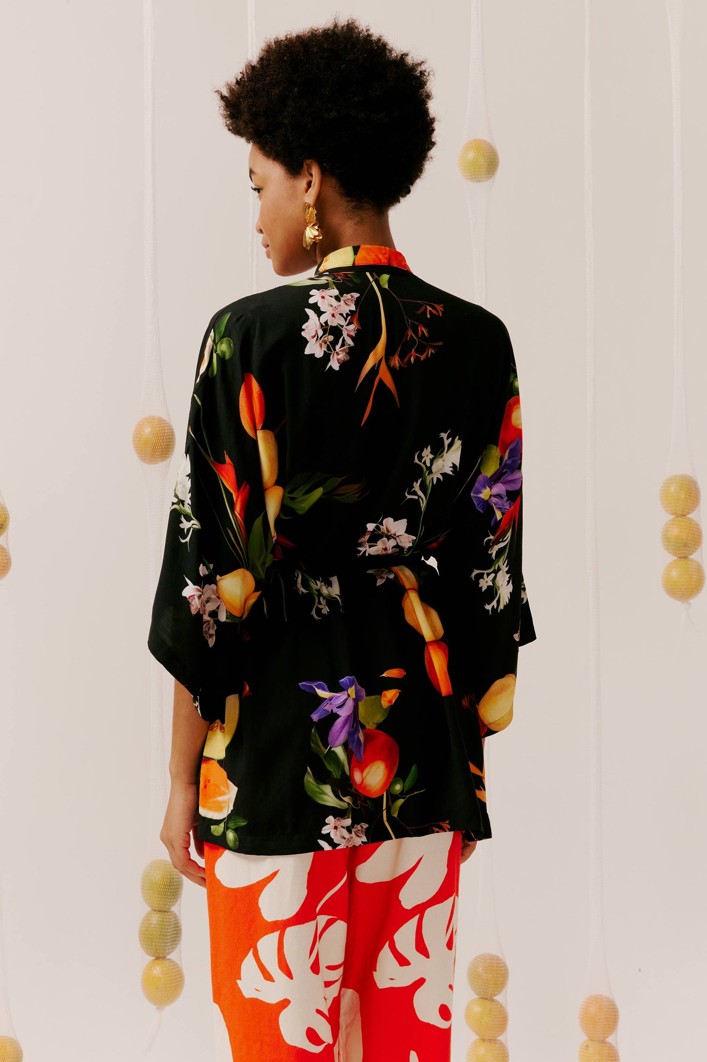 Kimono Curto Feira Baile Noite