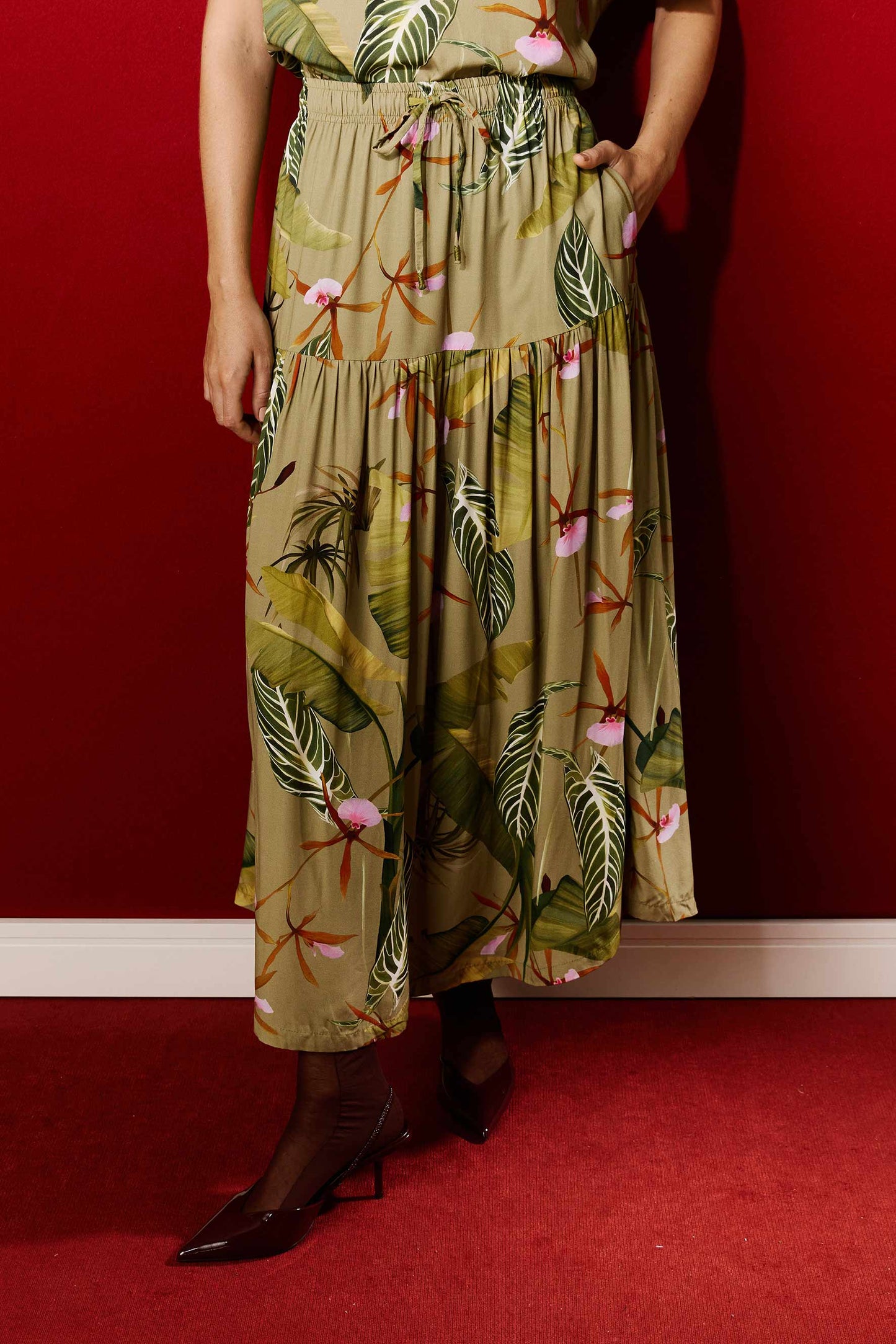 Saia Gipsy Floral do Hotel Khaky