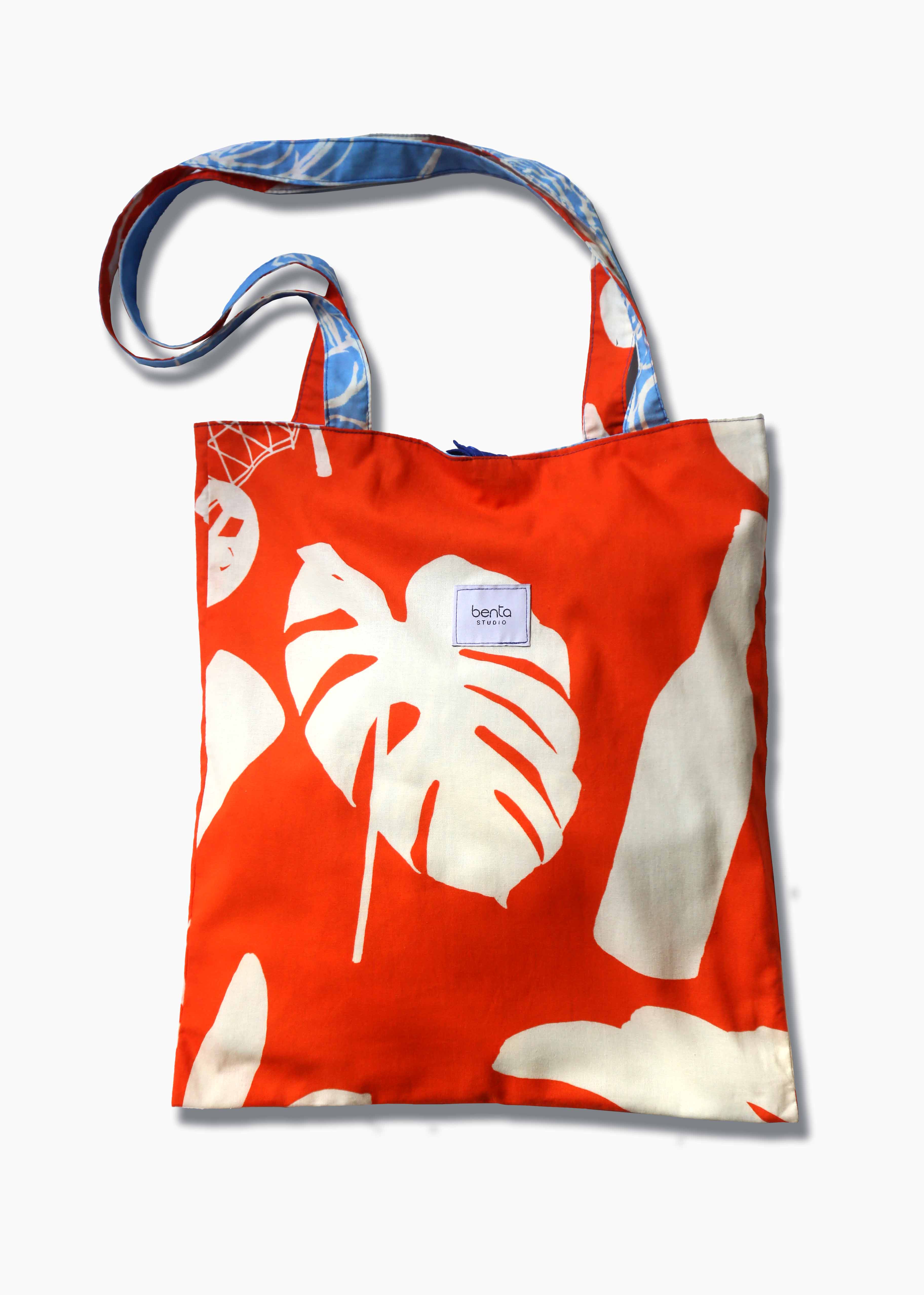 BANGKING 　ゆゆ Ecobag Dupla Face | Estampa Autoral Tropical – Benta Studio