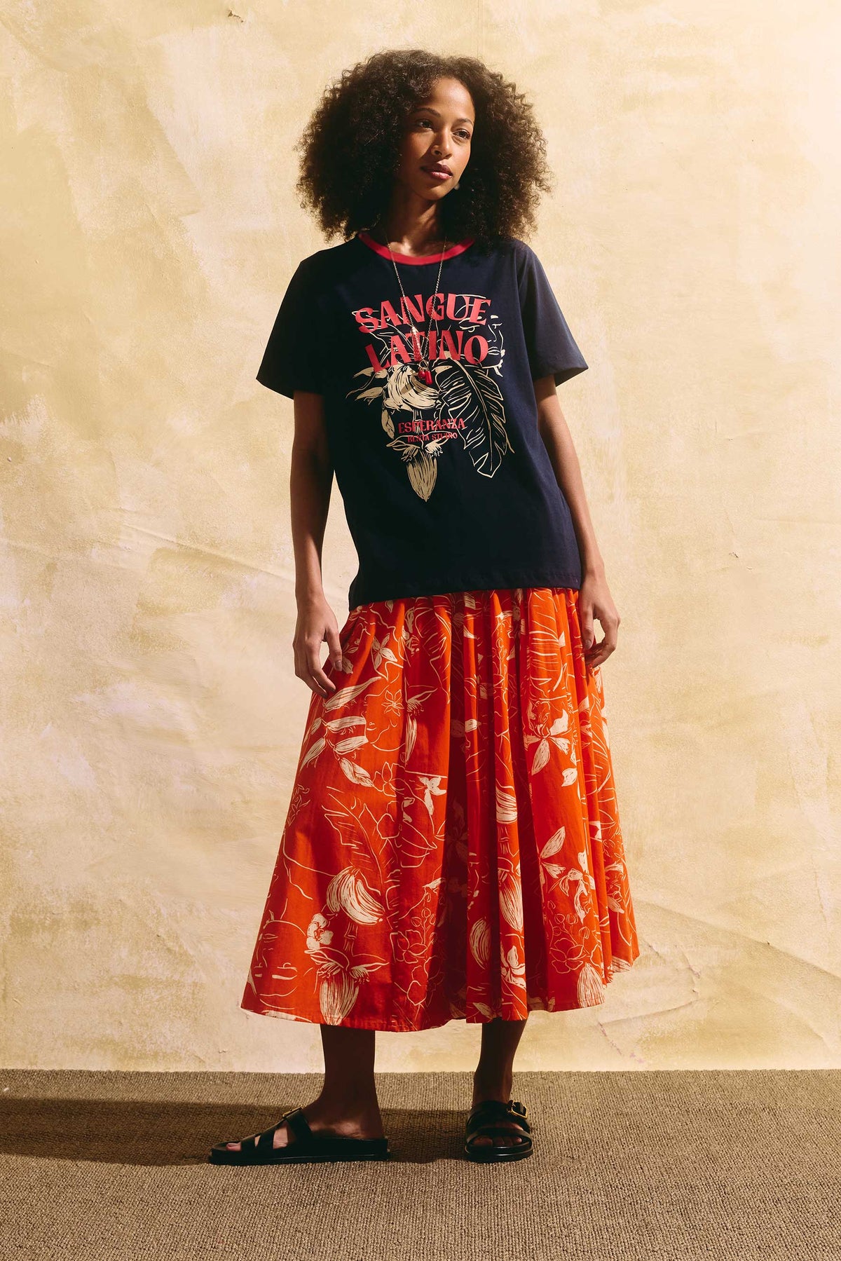 T-Shirt Sangue Latino Marinho