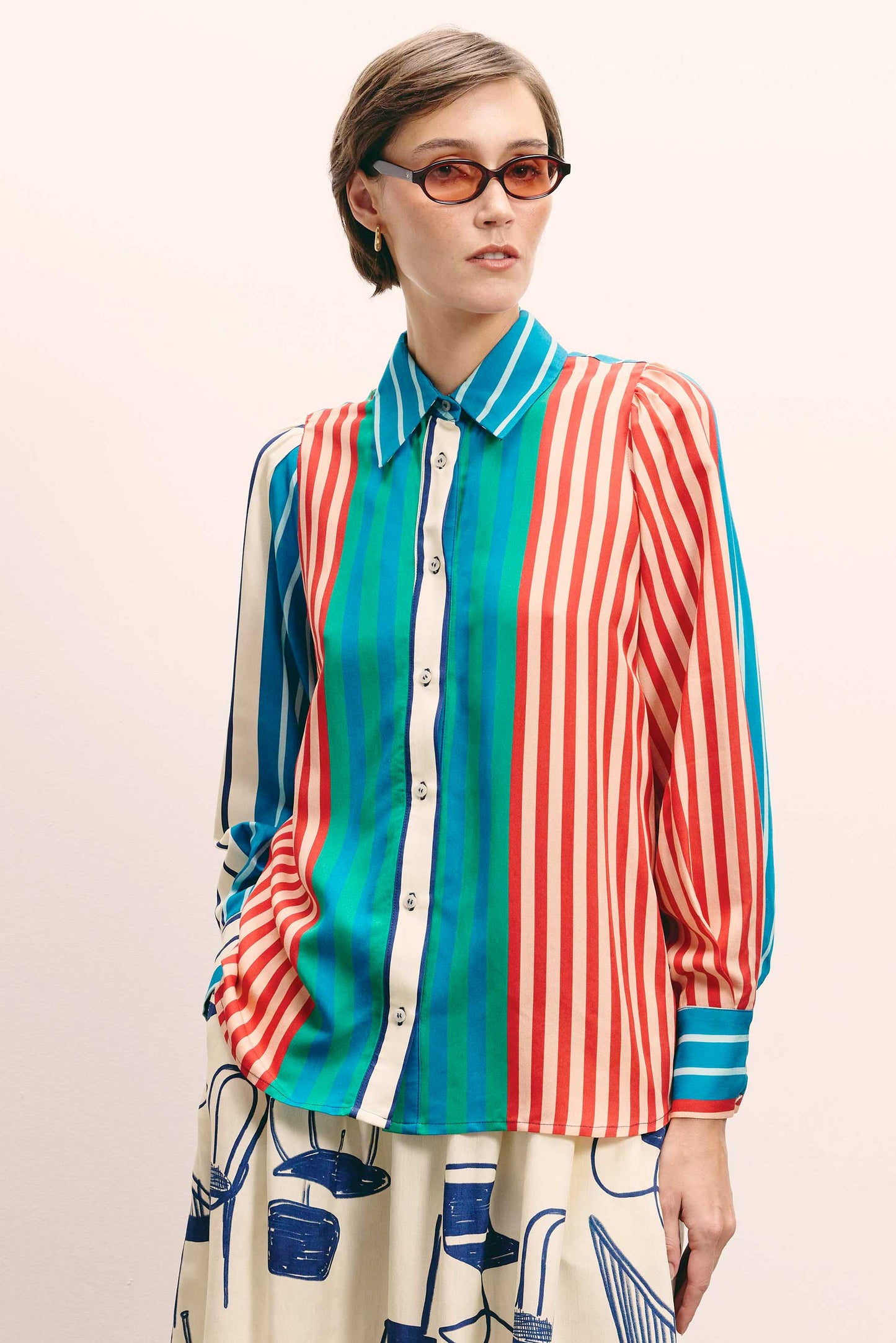 Camisa Studio Memórias Listra
