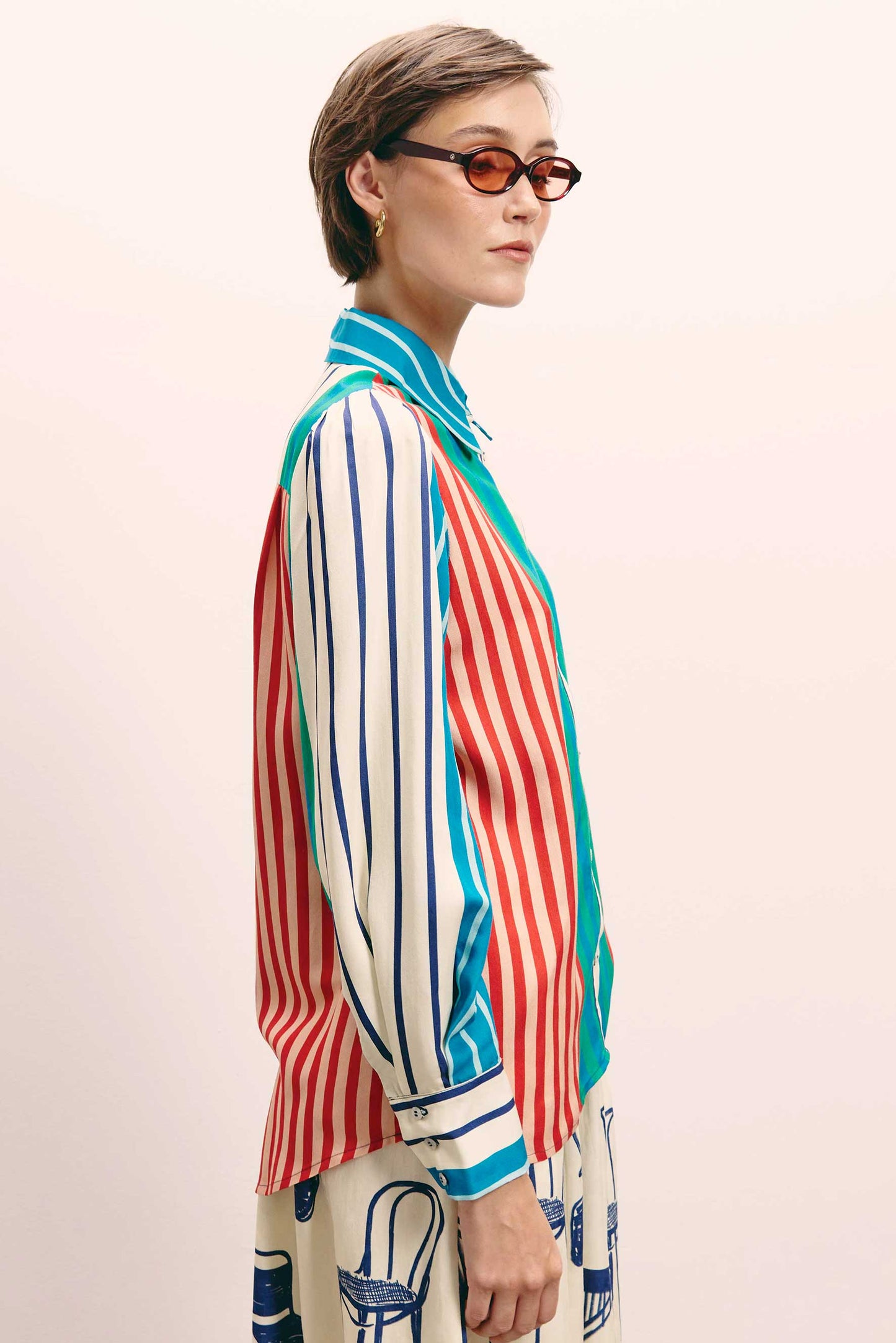 Camisa Studio Memórias Listra