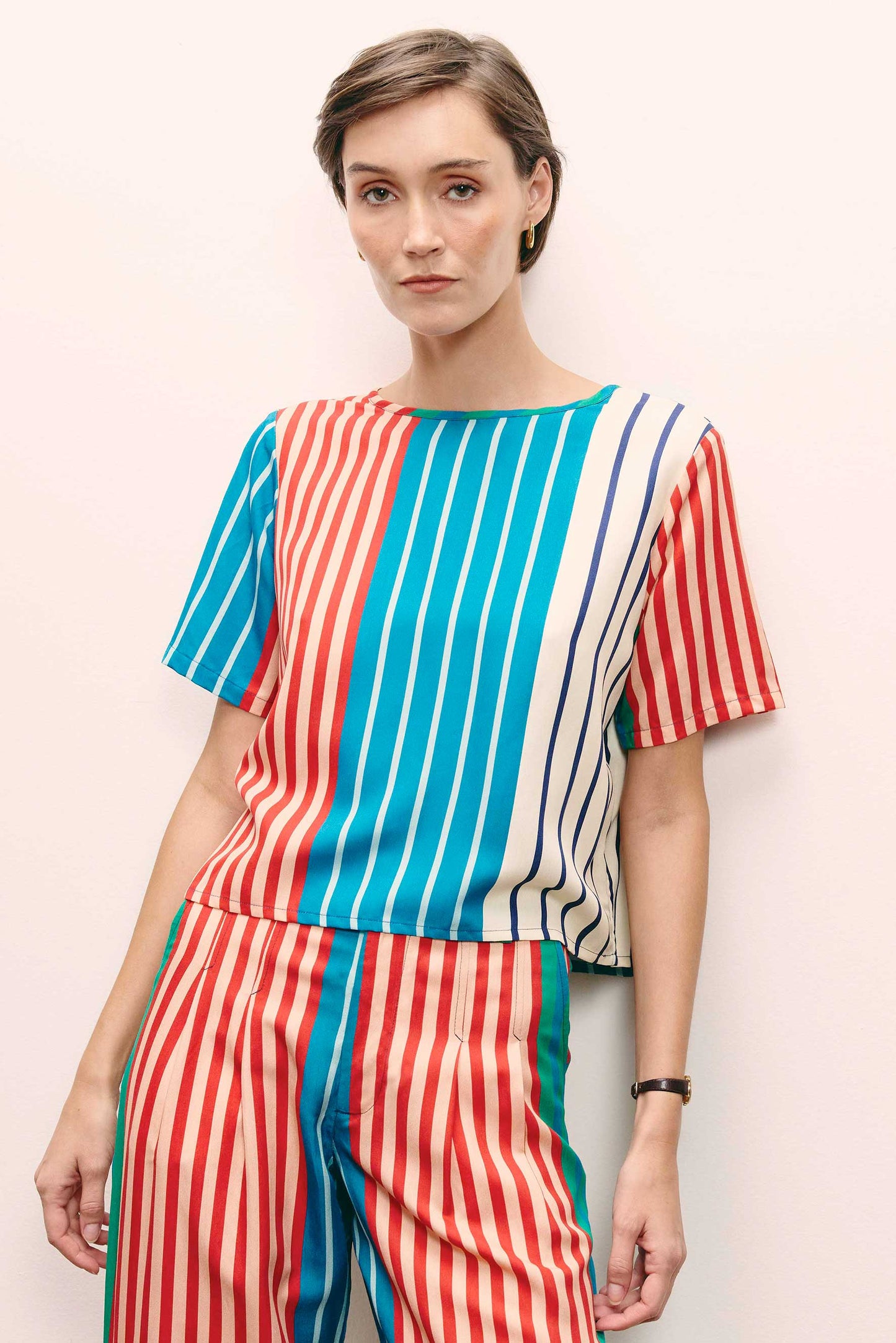 Blusa Nápoles Memórias Listras