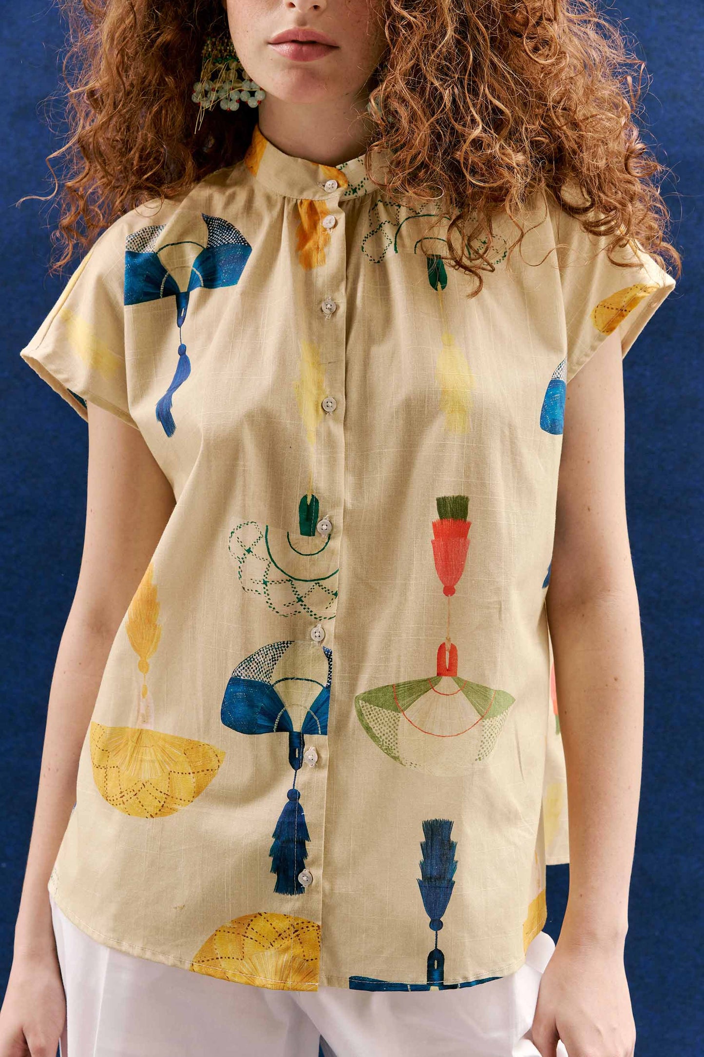 Camisa Gênova Leques Atalá
