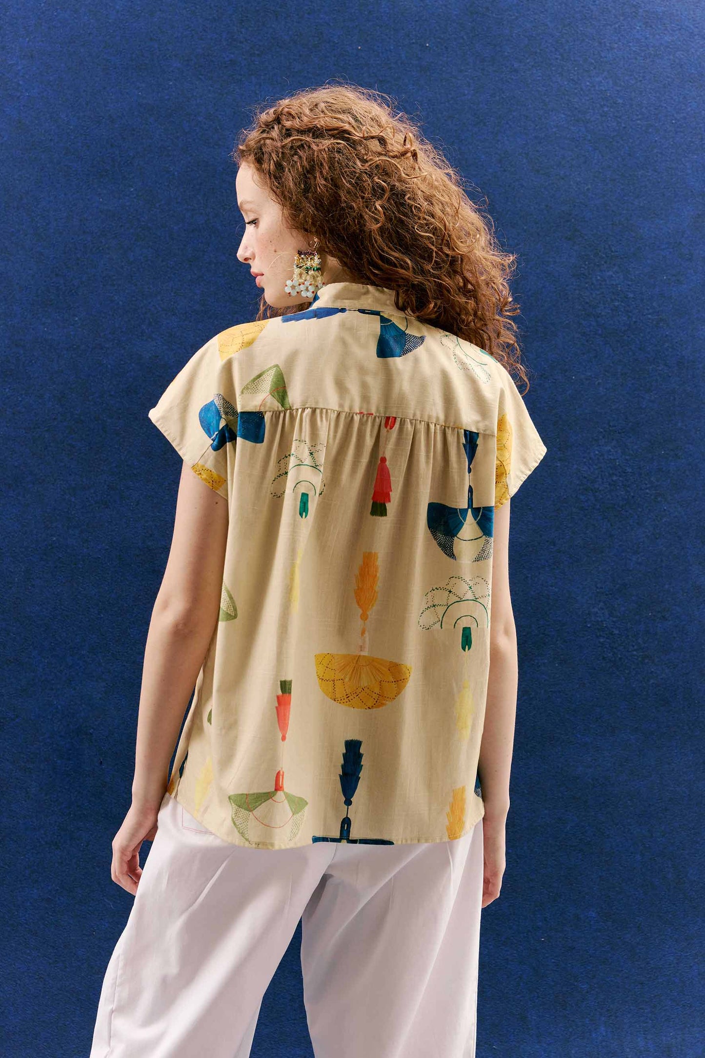 Camisa Gênova Leques Atalá