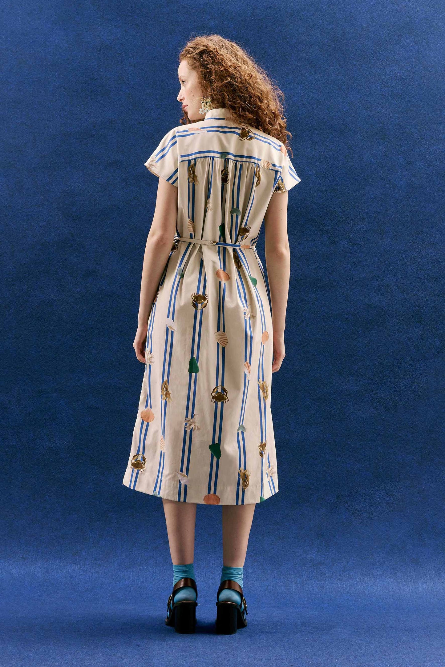 Vestido Gênova Lembranças de Verão Listras