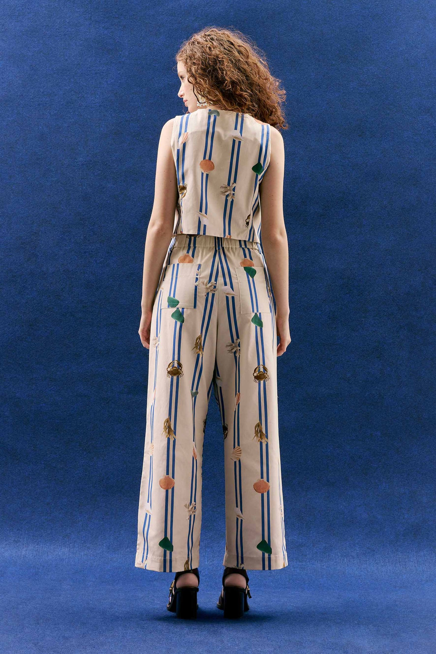 Calça Japão Lembranças de Verão Listras