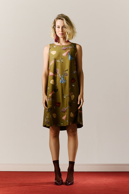 Vestido Marais Chaves Oliva