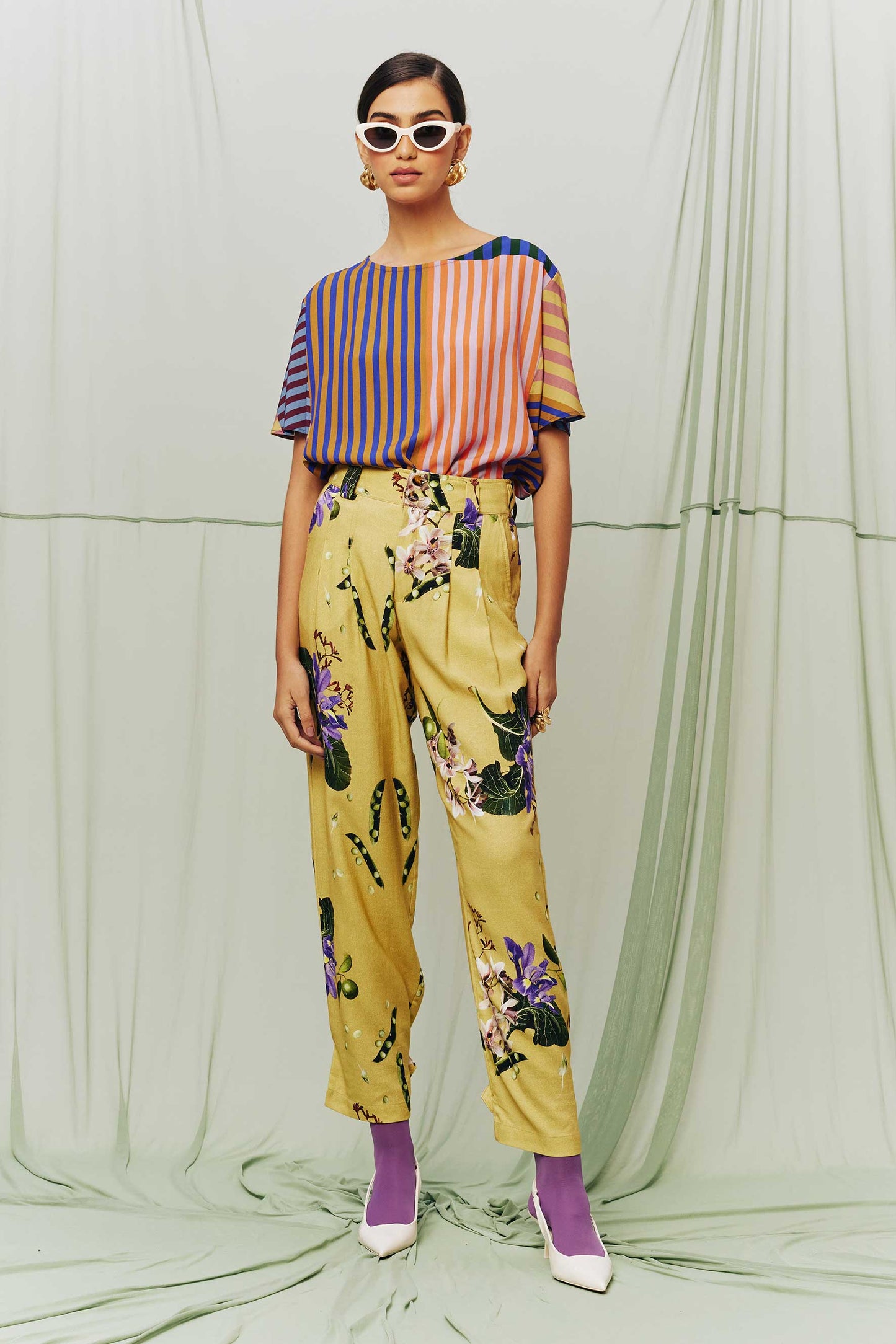 Calça Porto Floral Cana