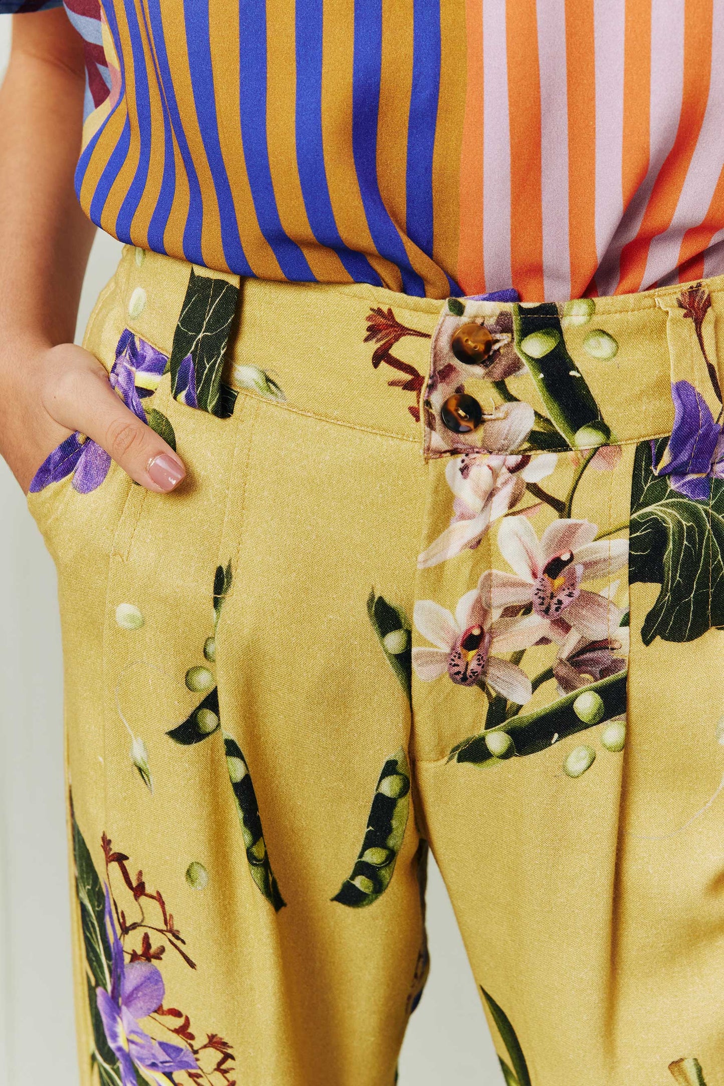 Calça Porto Floral Cana