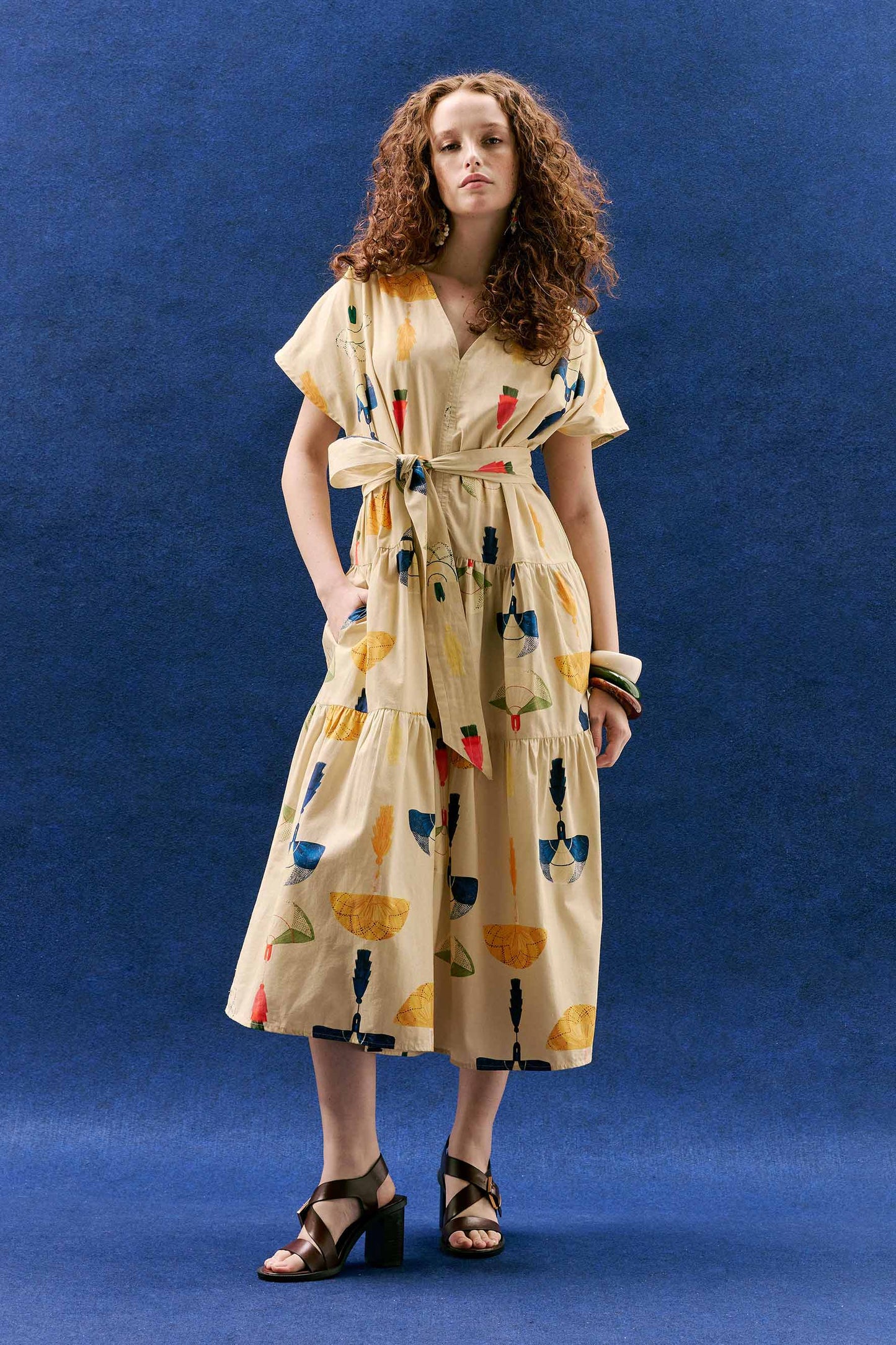 Vestido Galeria Leques Atalá
