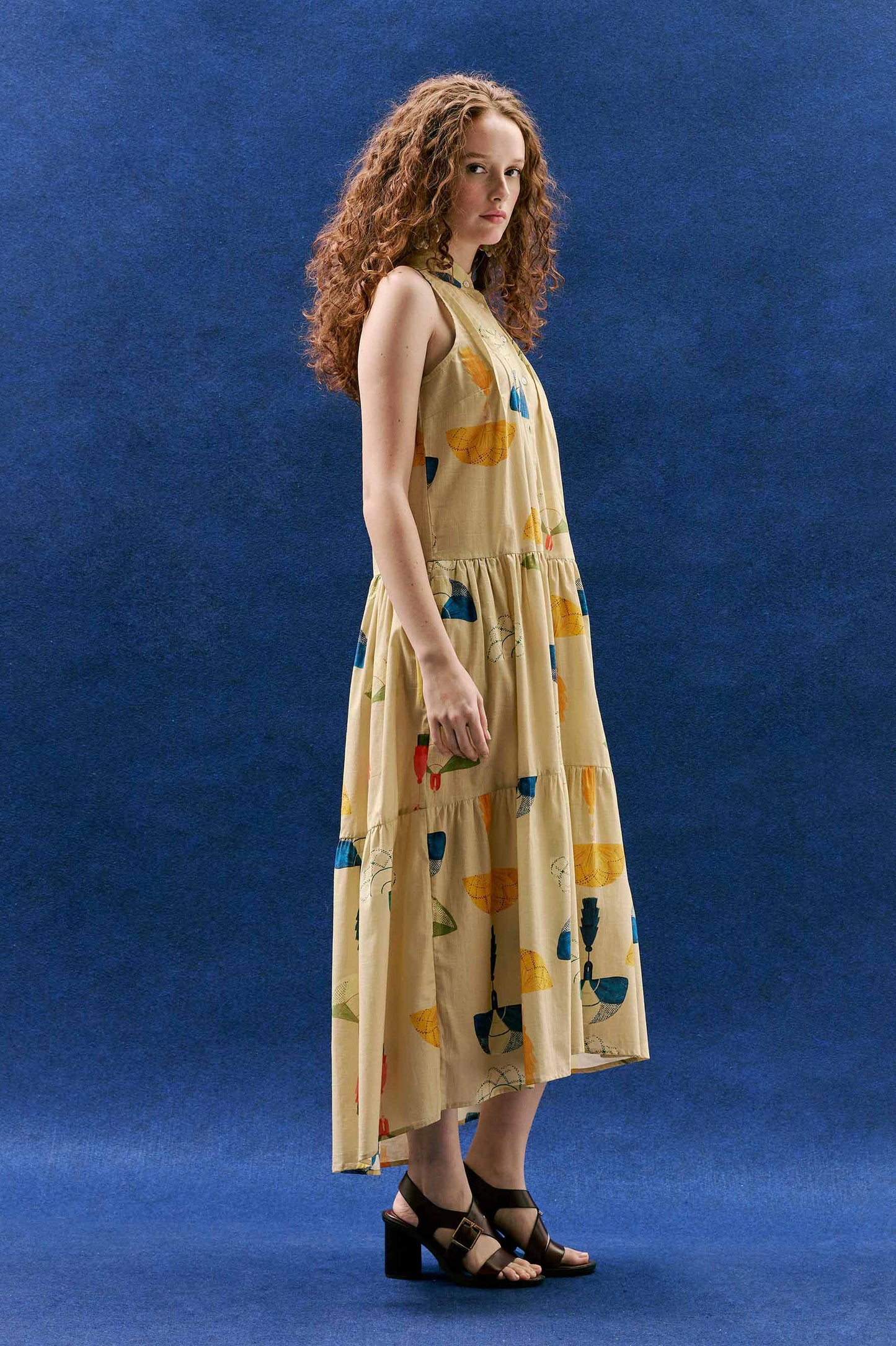 Vestido Nômade Leques Atalá