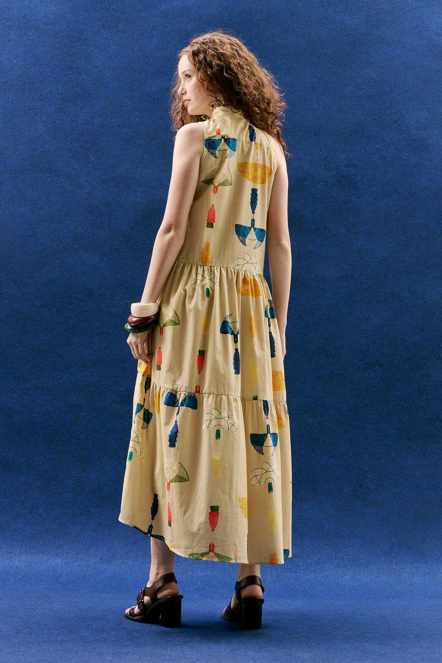 Vestido Nômade Leques Atalá