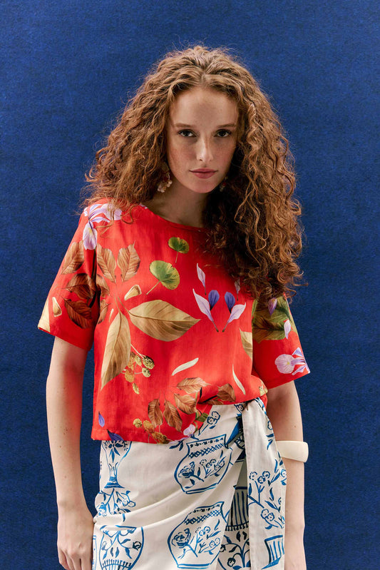 Blusa Nápoles Botânica