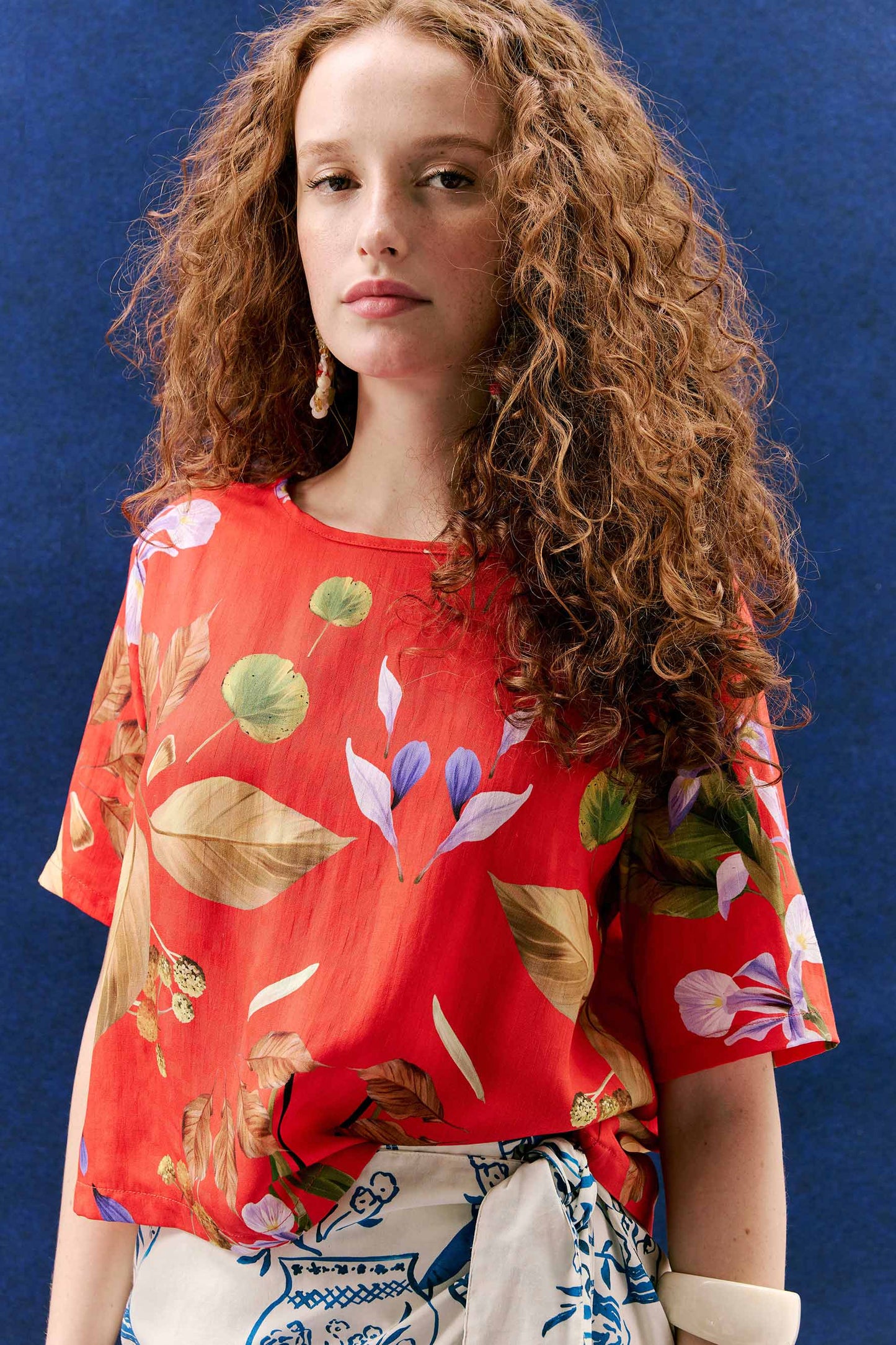 Blusa Nápoles Botânica
