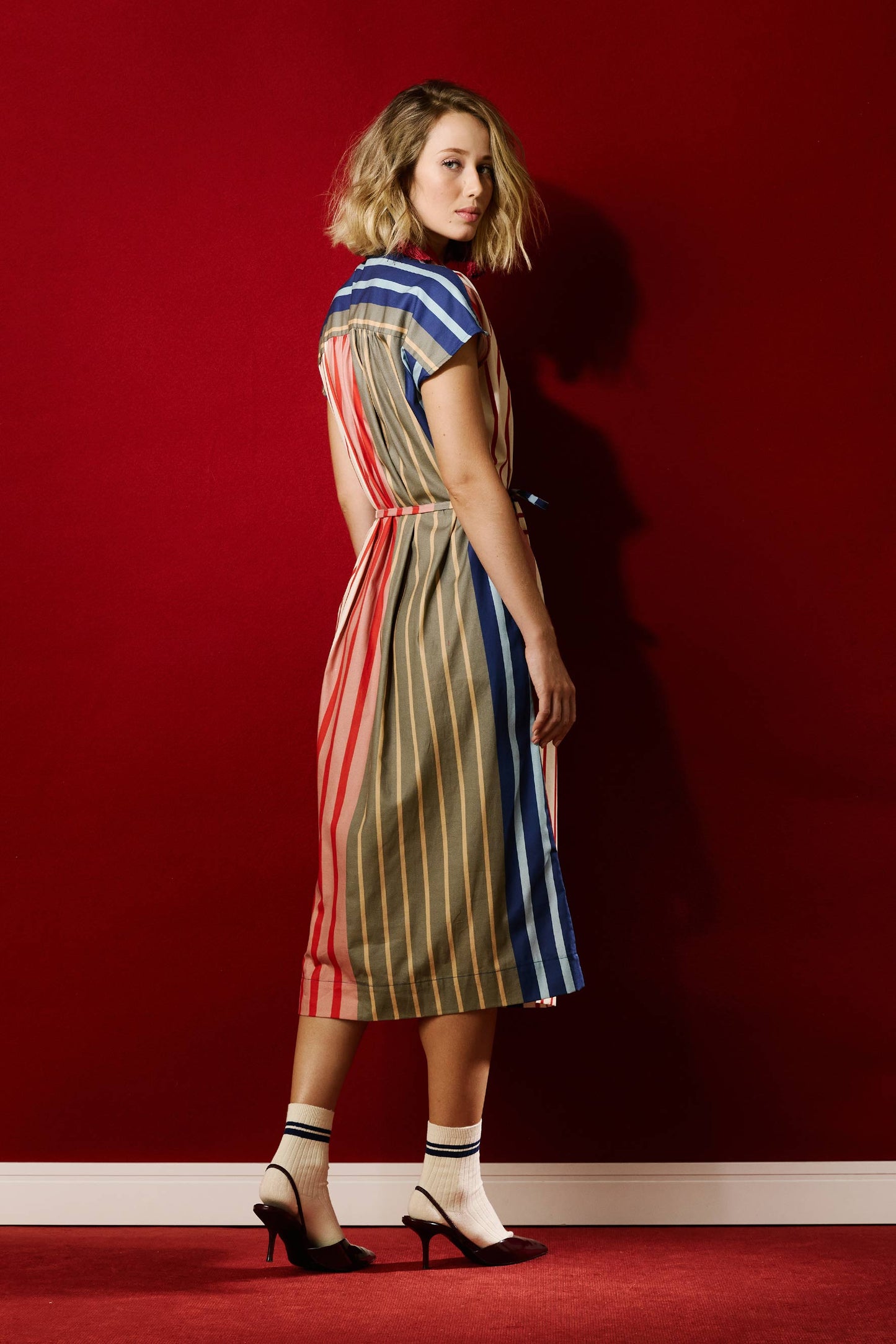 Vestido Gênova Listras Pradiso