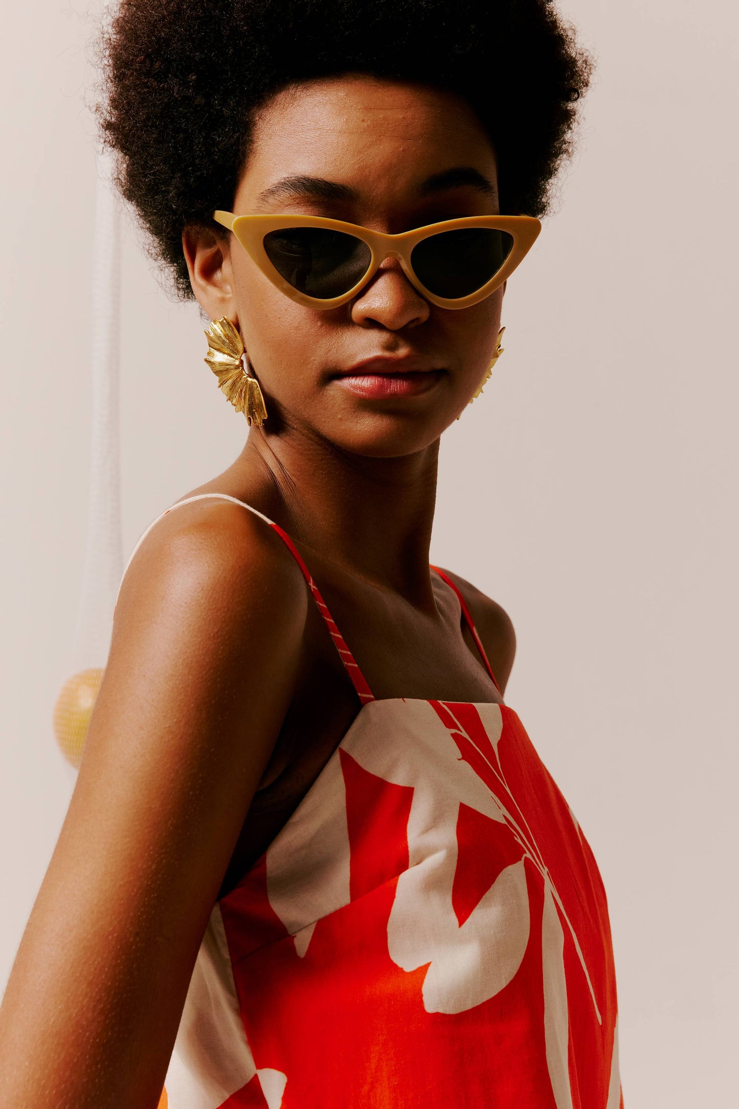 Vestido Geribá Um dia de Feira Vermelho