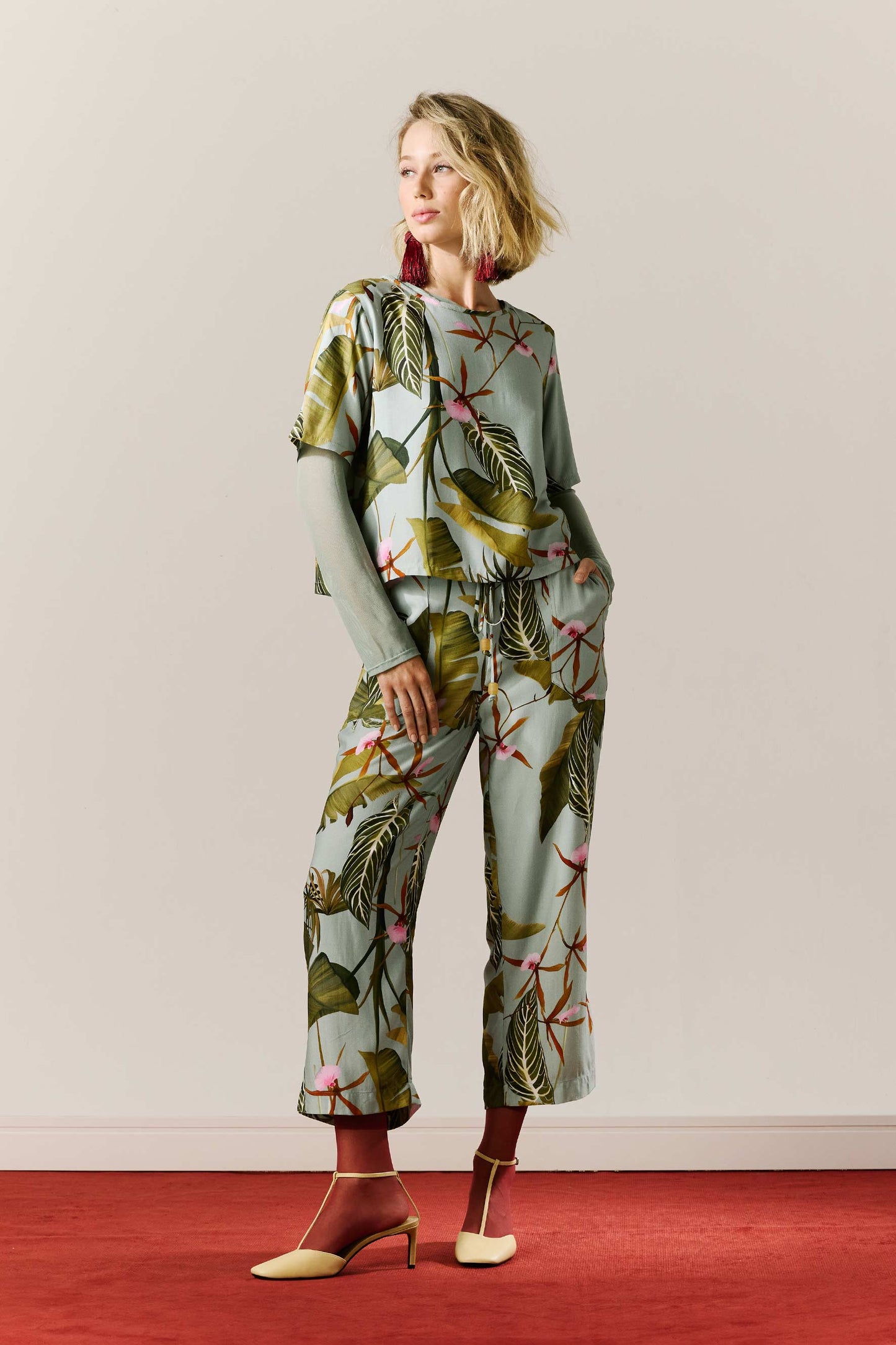 Blusa Nápoles Floral do Hotel Azul