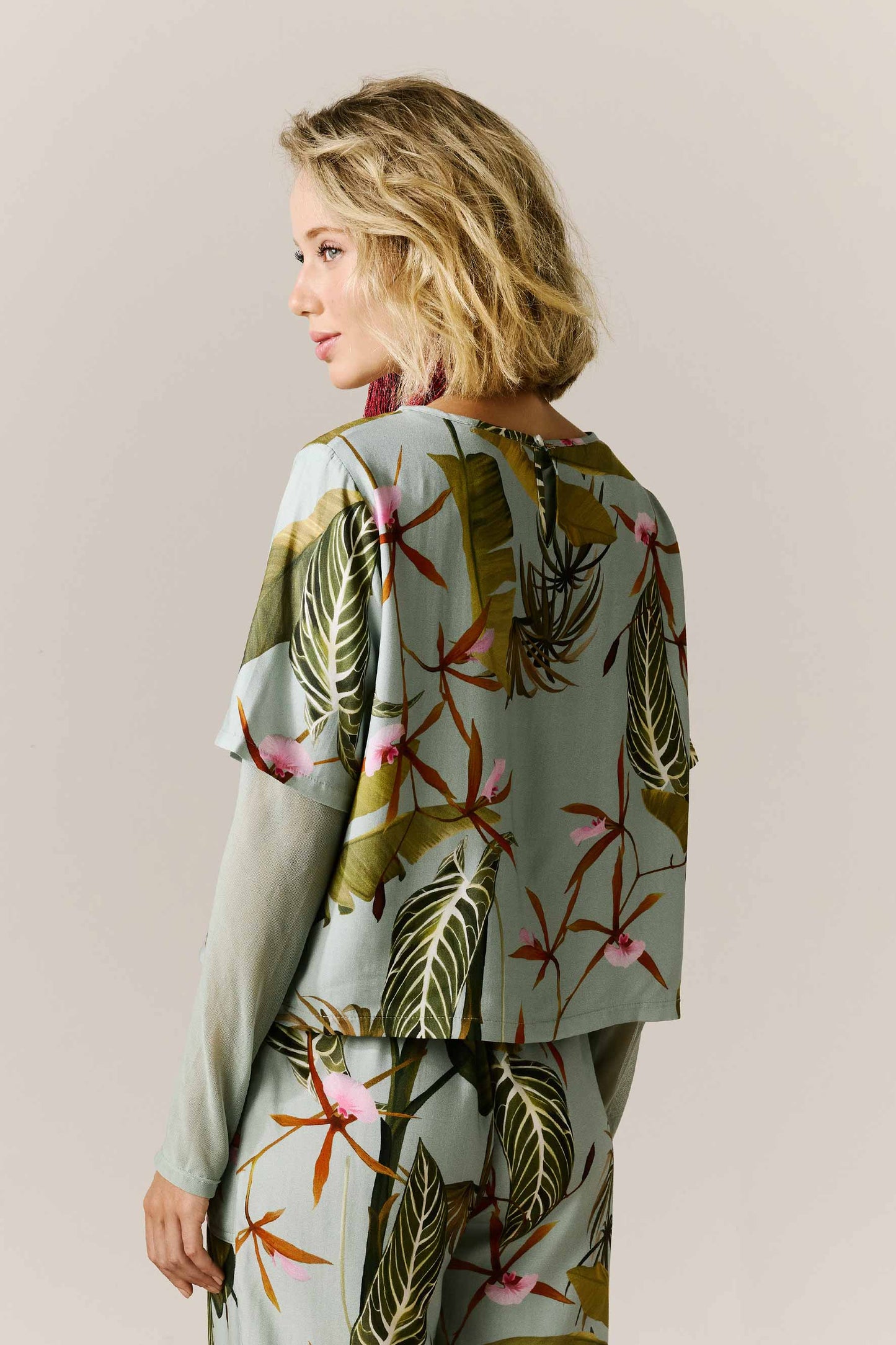 Blusa Nápoles Floral do Hotel Azul