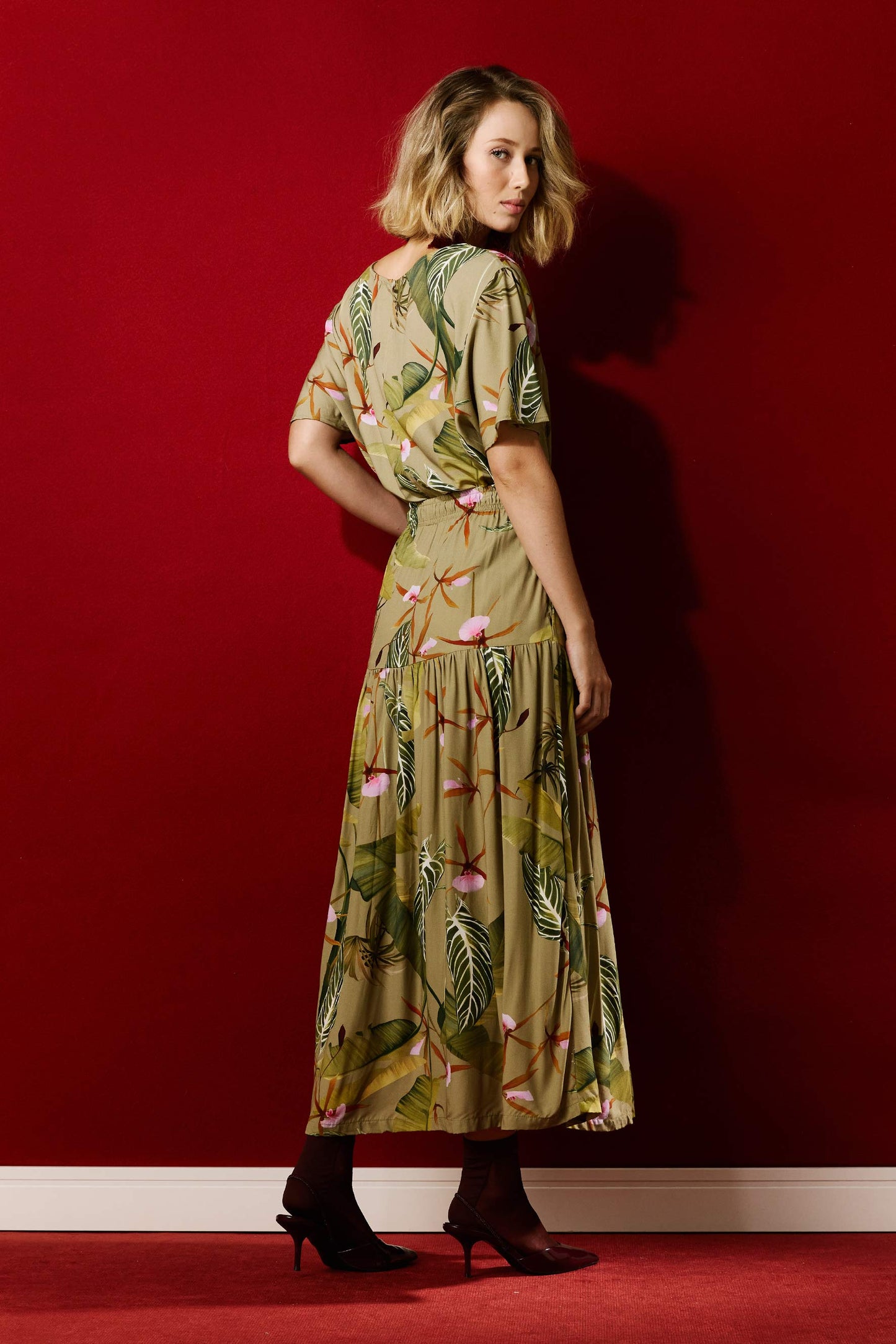 Saia Gipsy Floral do Hotel Khaky