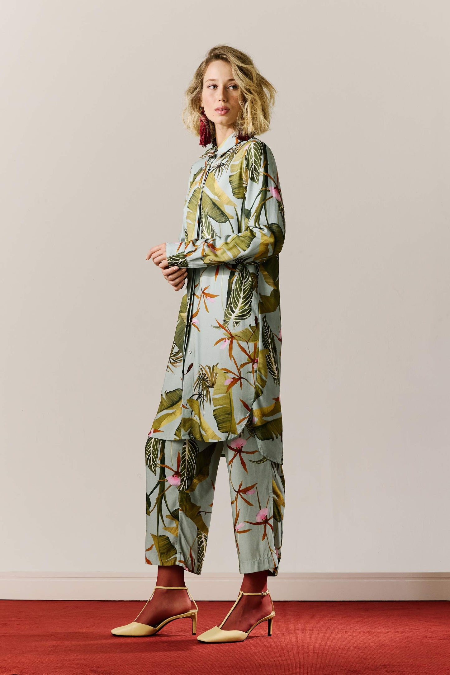 Chemise Cannes Floral do Hotel Azul