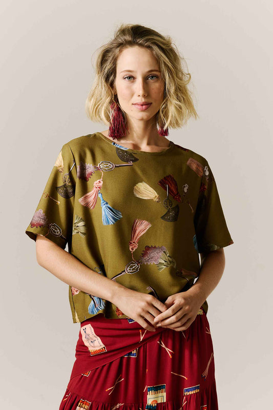 Blusa Nápoles Chaves Oliva