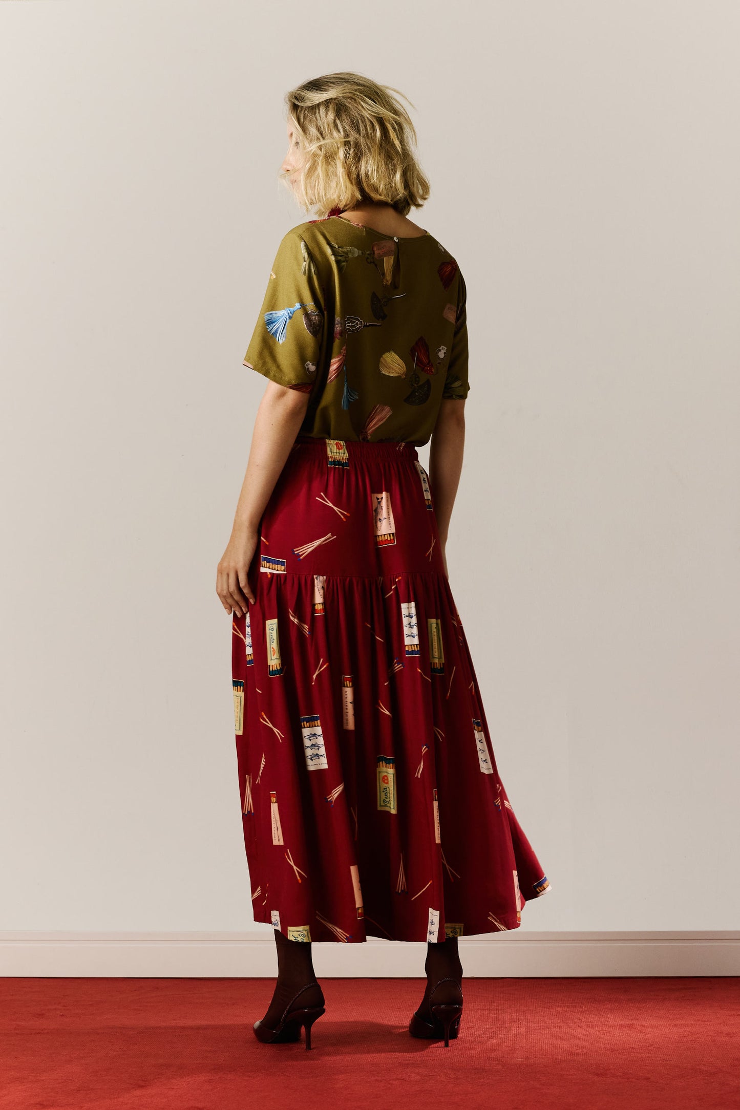 Saia Gipsy Fósforos Ameixa