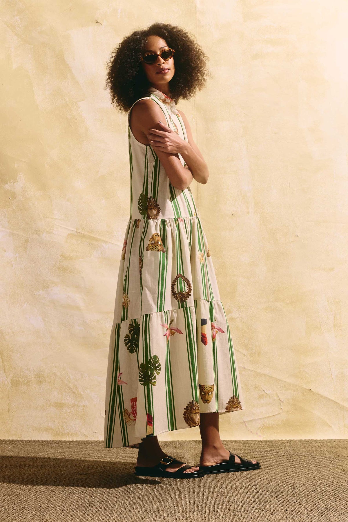 Vestido Nômade Salada Latina Listras