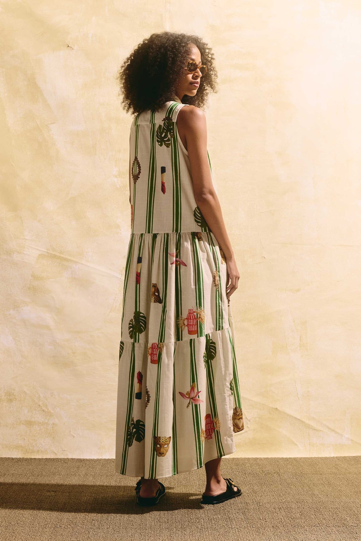 Vestido Nômade Salada Latina Listras