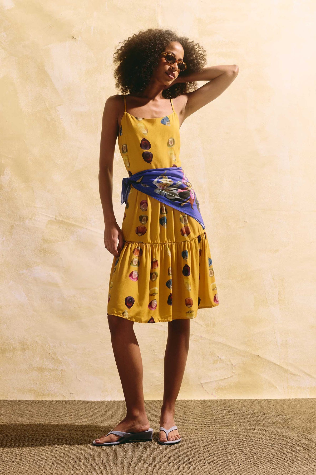 Vestido Babado Curto Milhos