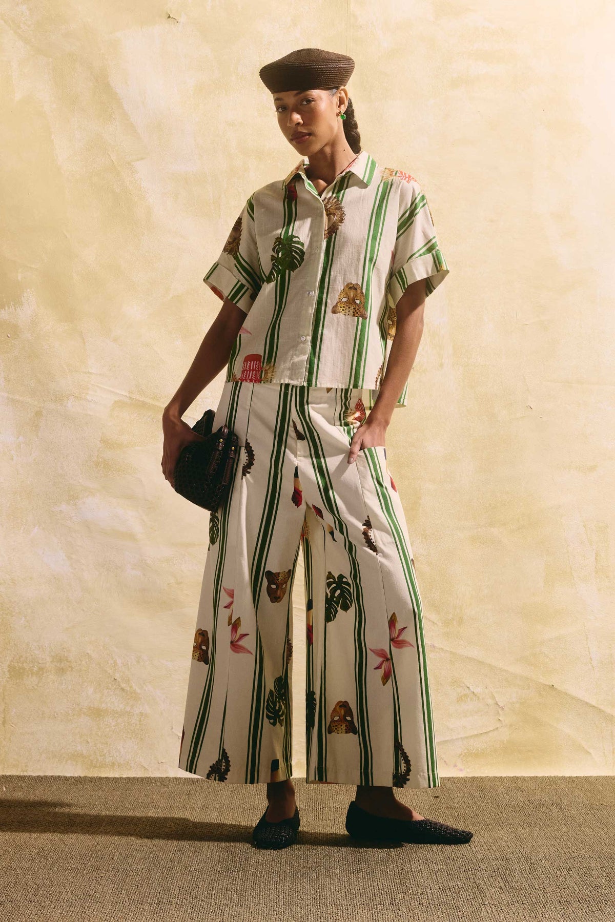 Camisa Júlia Salada Latina Listras