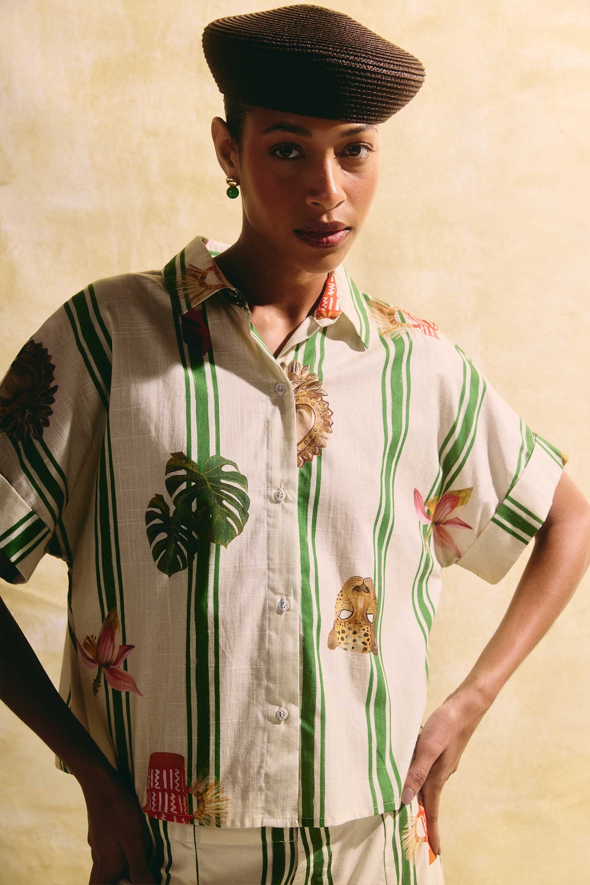 Camisa Júlia Salada Latina Listras