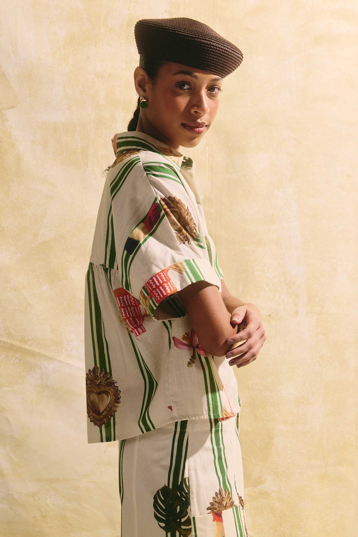 Camisa Júlia Salada Latina Listras