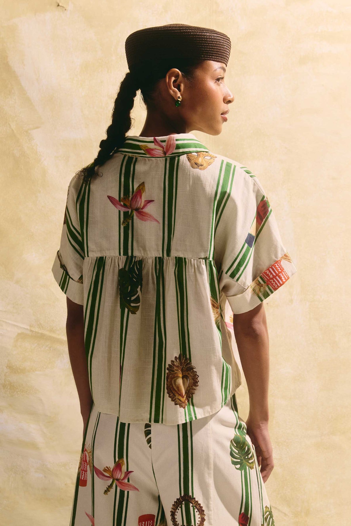 Camisa Júlia Salada Latina Listras